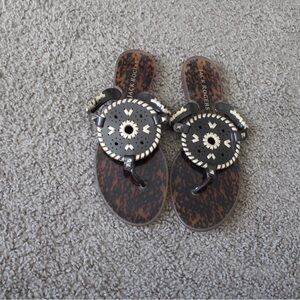 Jack Rogers Georgica Jelly Sandals in Brown